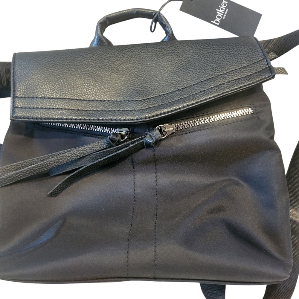 Botkier Trigger Black Nylon Mini Backpack NWT - image 4